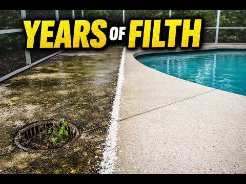 Years of Filth Gone! Pool Deck & House Wash Transformation | Pressure Washing Kissimmee FL