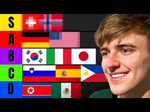 Ranking The Best Countries To Live In... (Tier List)