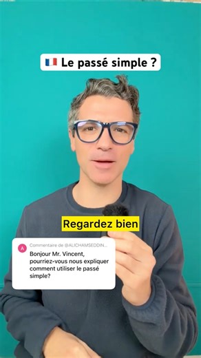 Commente « grammaire » pour recevoir mon cours complet et gratuit, 25 vidéos et PDF 😇 Signification et exemple d’utilisation du passé simple en français Dans le feu de l’action, j’ai mal conjugué le verbe ouvrir, on dit, il ouvrit et non il ouvra 😱 | French School TV