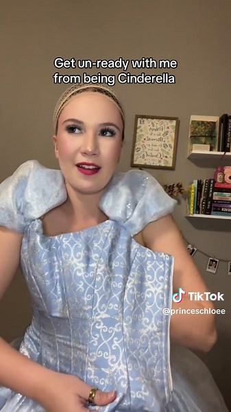 Un-Ready with Me Cinderella Costume | Costume Makeup and Removal