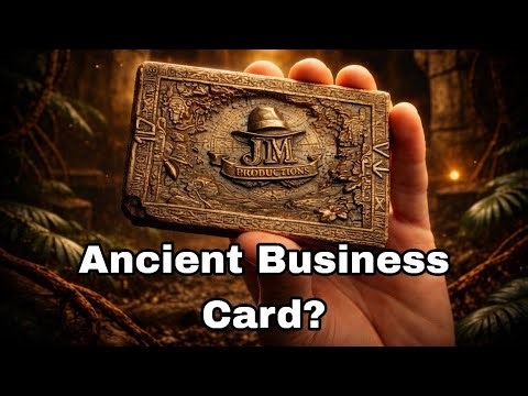 I made a business card you won’t want to throw away! ( resin relic card)