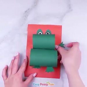 91K views · 2K reactions | How to Make a Paper Frog Craft https://www.easypeasyandfun.com/how-to-make-a-paper-frog-craft/ | Easy Peasy and Fun | Facebook