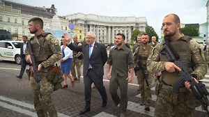 157K views · 10K reactions | Thank you my friend President Zelenskyy for hosting me in Ukraine yesterday. It was incredibly moving to walk the streets of Kyiv with you once more, to pay tribute to your fallen soldiers whose sacrifice, unconquerable courage and bravery we will never forget. | Boris Johnson | Facebook