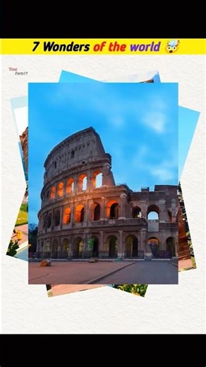 7 Wonders of the world 💀🤯 | fact in hindi | #facts #amazingfacts #viral #wonders #wonderoftheworld