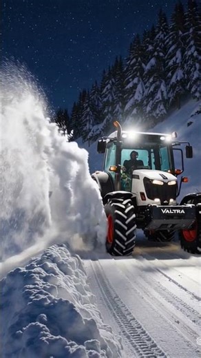 New Valtra T6 -Series!! In Heavy Snow!!!