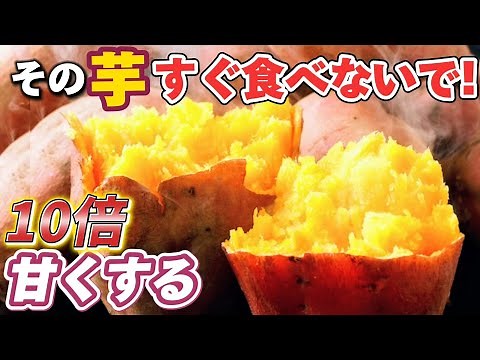さつまいも食べる前に見て！糖度を10倍もアップさせる裏技と正しい保存方法を大公開！