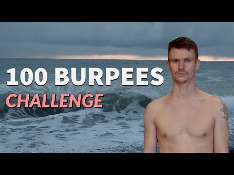 Burpees Challenge: 100 burpees everyday for one week. Body transformation, before and after results