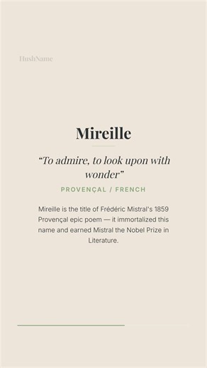This name inspired a Nobel Prize | Mireille