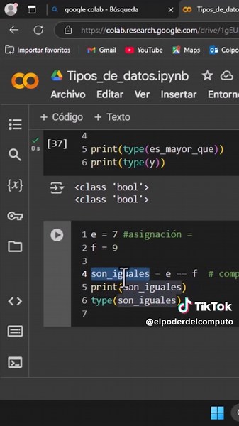 Tipos de datos en Python: Boleanos (bool)
