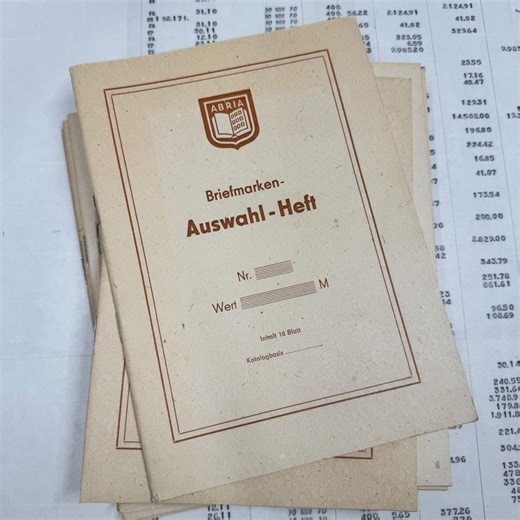 Livre de collectionneurs de timbres anciens ABRIA - carnet de timbres - journal de timbres-poste vintage - Etsy France