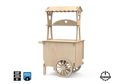 CNC Router Candy Cart Plans: Digital Download for 3/4" MDF - Etsy