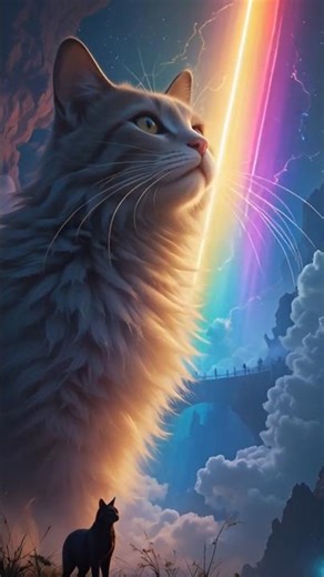 The Rainbow Bridge: What happened in a beloved cat's journey #shorts