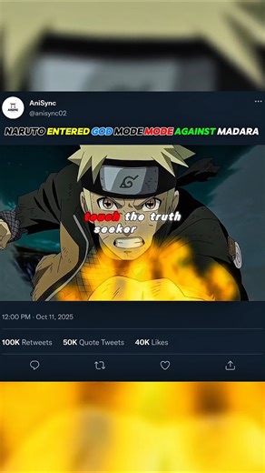 Naruto vs Ten Tails Madara