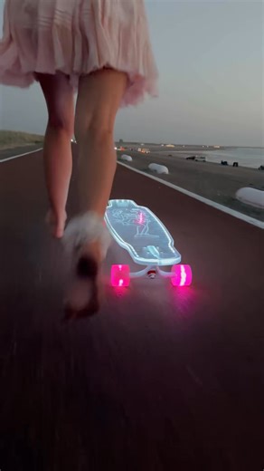 Light up the night. Ride clear. Show your style. Build your custom acrylic longboard at Ghost Boards—over 50 designs, LED wheels, made in the U.S.A. Custom clear longboards that look as good as they ride🛹 | Ghost Long Boards