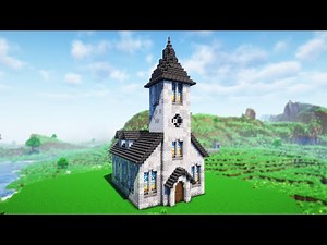 How to Build a Medieval Church in Minecraft 1.21 Tutorial - Minecraft Church Build Tutorial