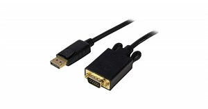 StarTech.com 10ft (3m) DisplayPort to VGA Cable, Active DisplayPort to VGA Adapter Cable, 1080p Video, DP to VGA Monitor Converter Cable - First End: | Monitor/AV Cables & Adapters | Laptops & Computers