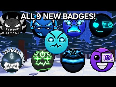 How to get all 9 new badges in find the geometry dash difficulties (125)