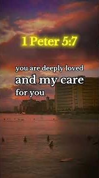 God Says: Cast Your Anxiety on Me | Powerful Message of Peace & Comfort (1 Peter 5:7)