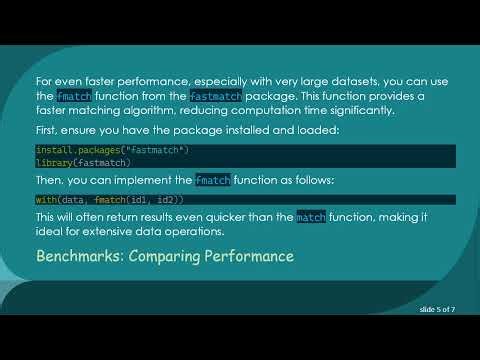 Efficient Ways to Find Matching Indices in R Without Loops