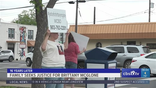 Family continues to seek justice 16 years after Brittany McGlone's murder