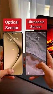 Optical vs Ultrasonic Fingerprint Scanner 🤔 Which One is Better?#shorts #smartphone