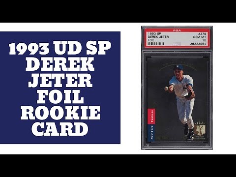 1993 Upper Deck SP Derek Jeter Foil Rookie Profile