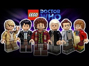 LEGO Doctor Who - The Nine Doctors! Custom LEGO Minifigures!