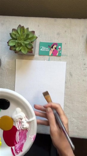 12K views · 237 reactions | How to paint a rose in 3 easy steps. #easyrose #easypainting #paintingtips #howtopaint | Tipsy Artist | Facebook