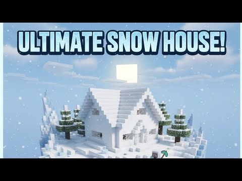 Ultimate Snow House Minecraft #video #viral #minecraft #tutorial #10million
