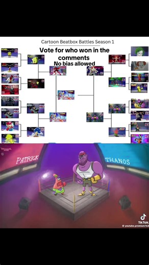 Sonic goes on to the final round #verbalase #cartoonbeatboxbattles #pennywise #thanos #fyp
