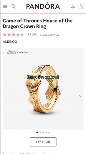 Discover Stunning Game of Thrones Jewelry from Pandora