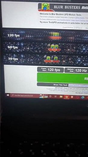 UFO Test Asus TUF FX505DT 120fps