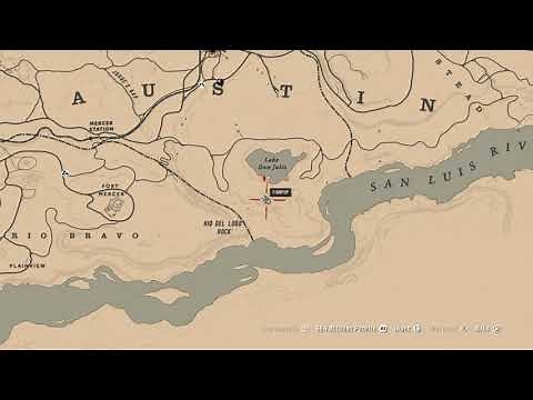 RDR2 Online - Agarita and Blood Flower nighttime locations Day 2
