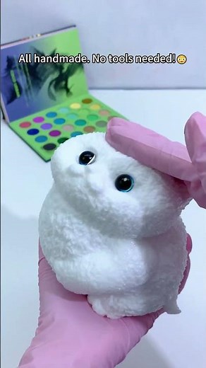 Handmade fufusquishy no tools needed