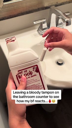 Hilarious Tampon Prank on Boyfriend 😂❤️