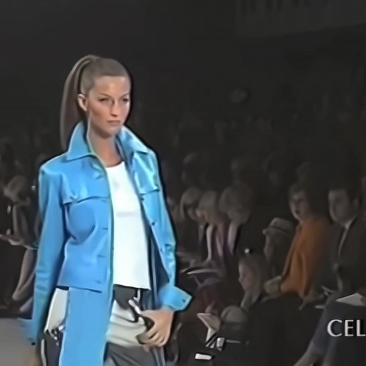 Gisele Bundchen Opening Celine Spring 2000 Runway Show