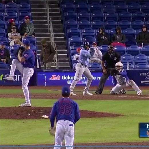 Jonathan Santucci Ks 5 in 3.2 innings in the Mets Spring Breakout Game, 1 hit, 1 unearned run, 2…