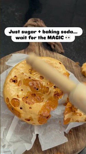 Viral Honeycomb Candy Recipe You Must Try | Easiest Honeycomb Candy Recipe | Just 2 Ingredients!