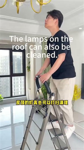 Multi-functional aluminum alloy ladder product display