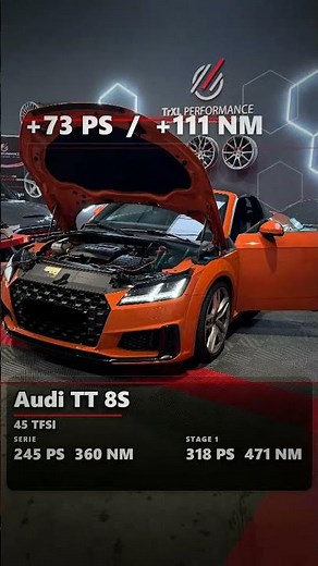 🔥🏁 Audi TT 8S 45 TFSI – compact, but now really potent!