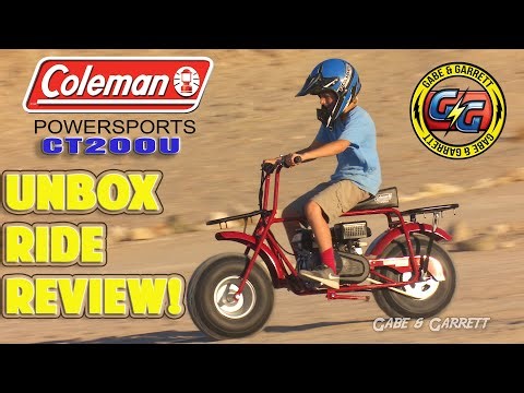 Coleman Mini-Bike Trail CT200U - Build, Review, Ride!