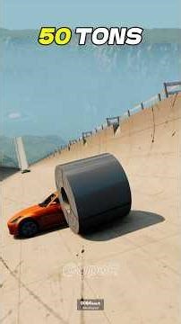 STEEL ROLL VS CARS IN MEGA RAMP 🔥 Part 148 - BeamNG.Drive #beamngdrive #beamng #gaming