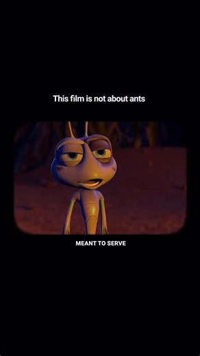CinemaScope on Instagram: "In A Bug’s Life, the most powerful moment isn’t a fight, it’s a speech. When Flik stands up and says, “Ants are not meant to serve grasshoppers,” everything shifts. It’s a moment of defiance, of truth, of revolution. Flik’s words remind the colony and us that fear only works when you believe you’re alone. But once the ants realize their strength in numbers, the system built on silence crumbles. This wasn’t just about bugs. It was about waking up and rising up."