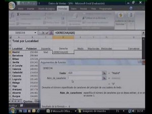 4-4 Usar Funciones de Texto (Tutorial Excel 2007)