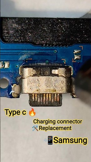 ⚒️C Type c connector replacement✅#repair