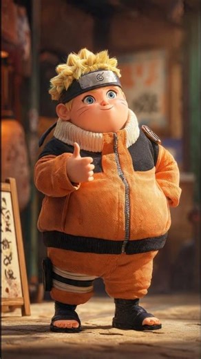 WHAT IF Anime Characters Got FAT ⁉️ 🍔🔥 #shorts #anime #naruto #onepiece #dragonball #dbz #luffy #fyp