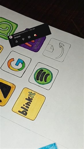 Amazon icon drawing ✨️ #trending #shorts @DrawingwithPrachiDalal