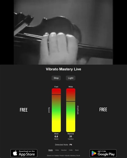 Vibrato Mastery App - David Oistrakh - #violin