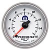 Auto Meter 880031: Officially Licensed Mopar Pyrometer 2-1/16" Electrical (Full Sweep) - JEGS