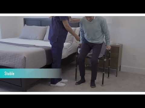 Stander Universal Bedside Commode – 3-in-1 Shower Chair & Toilet Rail